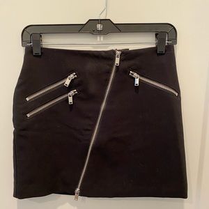 H&M zipper skirt